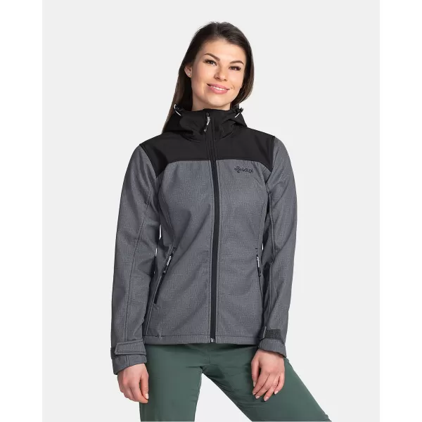  Ženska softshell jakna KILPI RAVIA-W TL0109KI TEMNO SIVA 