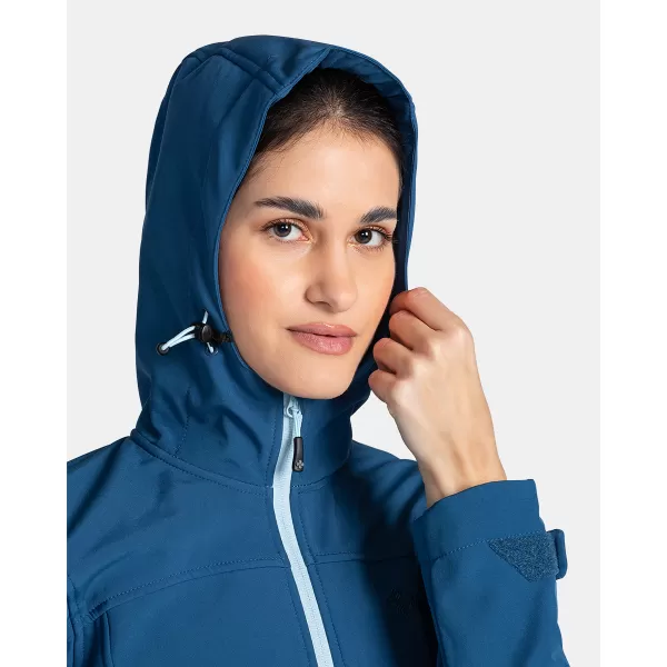  Ženska softshell jakna KILPI RAVIA-W TL0109KI TEMNO MODRA 