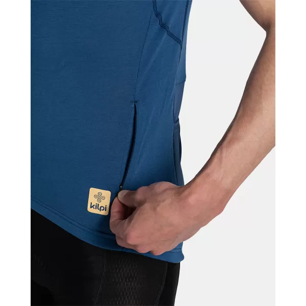  Moški kolesarski dres KILPI PETRANA-M TM0354KI TEMNO MODRA 