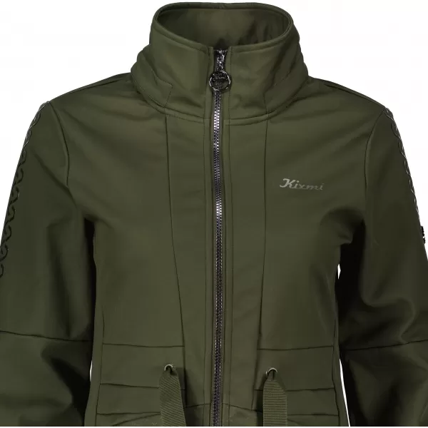  Ženski softshell plašč KIXMI RHODIE VOJAŠKI 
