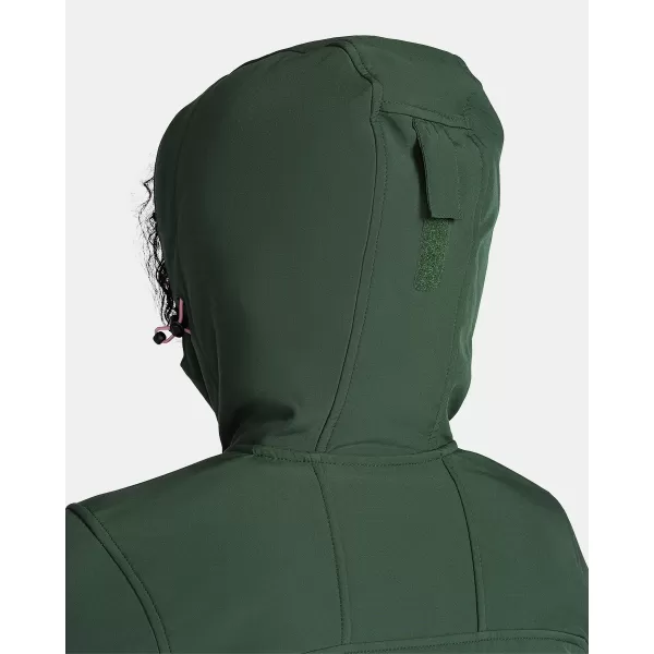  Ženska softshell jakna KILPI RAVIA-W TL0109KI TEMNO ZELENA 