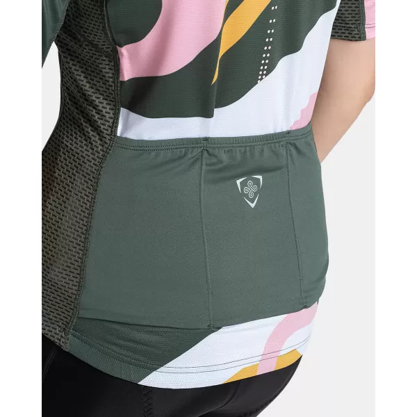 Ženski kolesarski dres KILPI RITAEL-W TL0352KI TEMNO ZELENA 