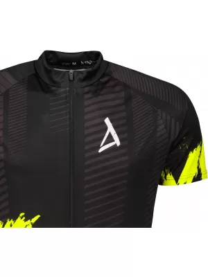 Moški premium kolesarski dres ALTISPORT SWE/ALM01S11 NEON RUMENA