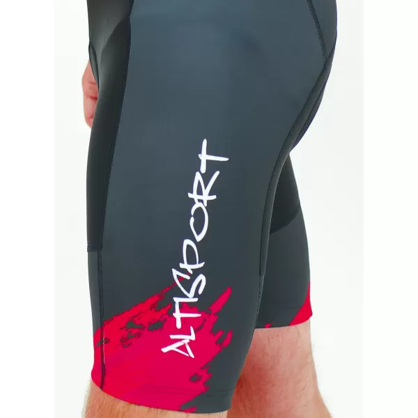  Moške vrhunske kolesarske hlače ALTISPORT SWE/ALM01S13 RDEČA 
