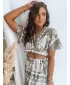 Ženski vrh DSTREET AZTEC MARK RY2225 ZELENO