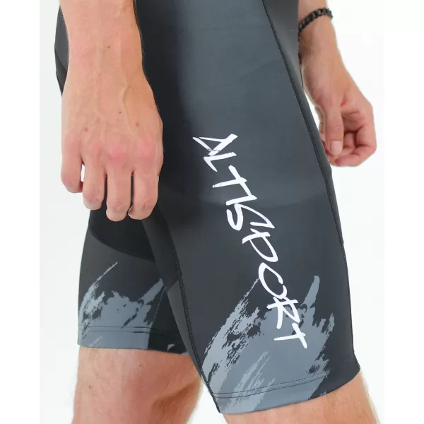  Moške vrhunske kolesarske hlače ALTISPORT SWE/ALM01S13 TEMNO SIVA 