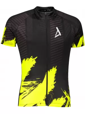 Moški premium kolesarski dres ALTISPORT SWE/ALM01S11 NEON RUMENA