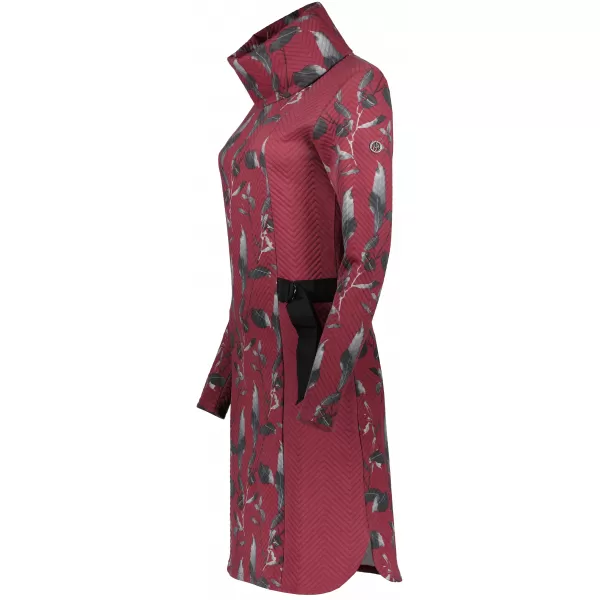  Ženska pulover obleka ALTISPORT BESSIE BORDO 