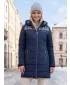 Ženski plašč ALTISPORT BEVERLY TEMNO MODRA