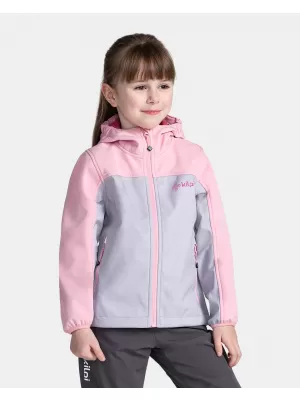 Dekliška softshell jakna KILPI RAVIA-J TJ0517KI SVETLO ROZA