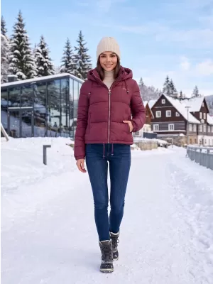 Ženska jakna KIXMI REINA BORDO