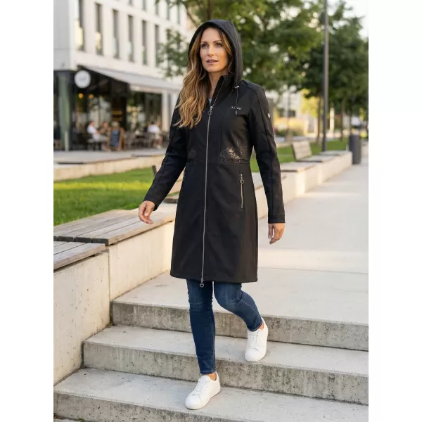  Ženski softshell plašč KIXMI RITA ČRNA 