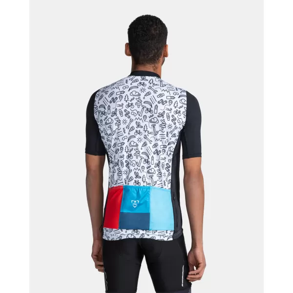  Moški kolesarski dres KILPI RIVAL-M TM0355KI ČRNA 