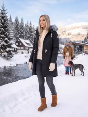 Ženski plašč ALTISPORT VOLENA LCTB218 ČRNA