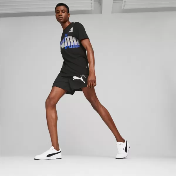  Moške kratke hlače PUMA ESS+ LOGO POWER CAT WOVEN SHORTS 5 673382-01 ČRNA 
