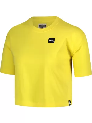 Ženski kratki top NORDBLANC CROPTOP NBSLT7819 JANTAR