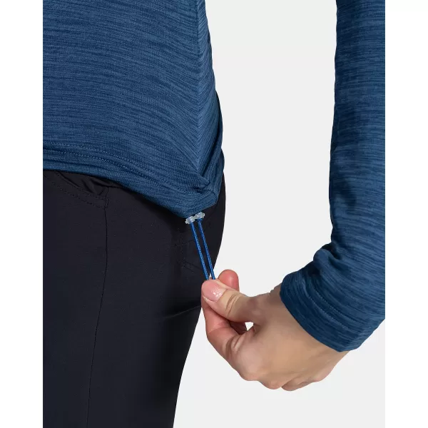  Ženski pulover iz flisa KILPI SEVELEN-W TL0203KI TEMNO MODRA 