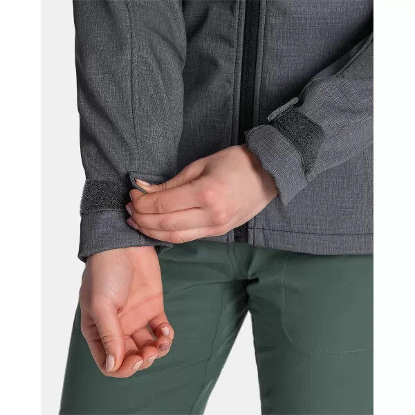  Ženska softshell jakna KILPI RAVIA-W TL0109KI TEMNO SIVA 