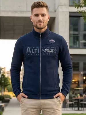 Moški pulover ALTISPORT BLAKE TEMNO MODRA
