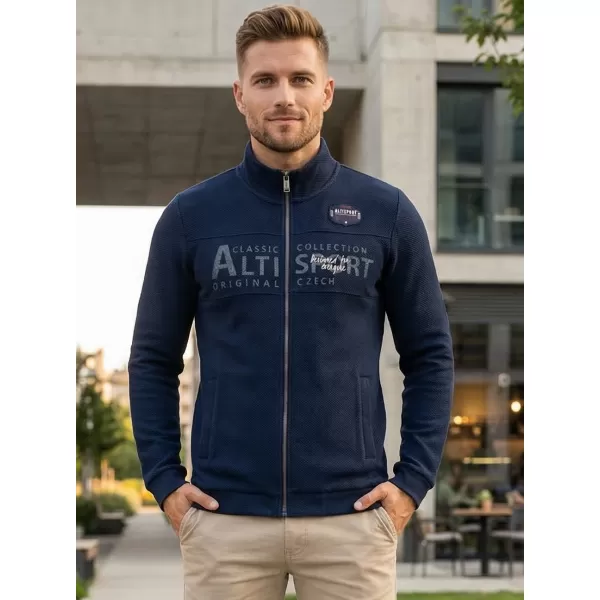  Moški pulover ALTISPORT BLAKE TEMNO MODRA 