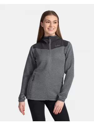 Ženski pulover iz flisa KILPI TANALI-W TL0202KI TEMNO SIVA