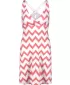Obleka NORDBLANC V-NECK NBSLD7804 ROZA/BELA