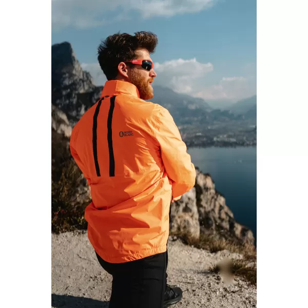  Moška športna jakna NORDBLANC SECURED NBSJM7898 ŠOKANTNO ORANŽNA 