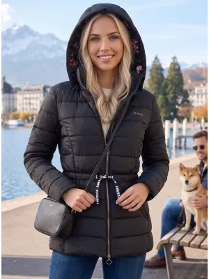 Ženska jakna KIXMI RHIA ČRNA