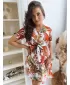 Obleka DSTREET MAINA EY2316 BELO -RED