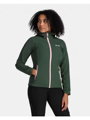 Ženska softshell jakna KILPI RAVIA-W TL0109KI TEMNO ZELENA