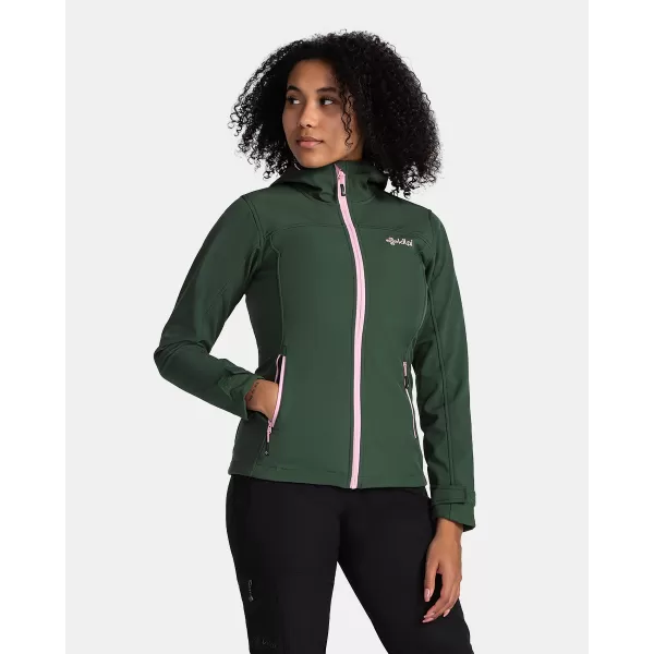  Ženska softshell jakna KILPI RAVIA-W TL0109KI TEMNO ZELENA 