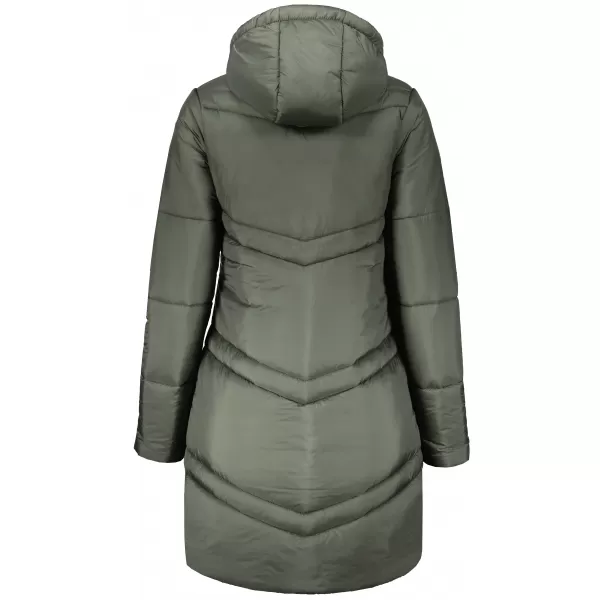 Ženski plašč ALTISPORT JUCA LCTB215 ZELENA 