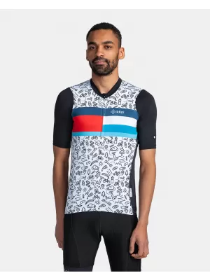 Moški kolesarski dres KILPI RIVAL-M TM0355KI ČRNA