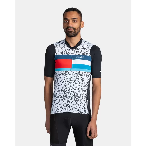  Moški kolesarski dres KILPI RIVAL-M TM0355KI ČRNA 