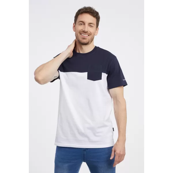  Moška majica s kratkimi rokavi SAM 73 SIRIUS MT 826 BELA 