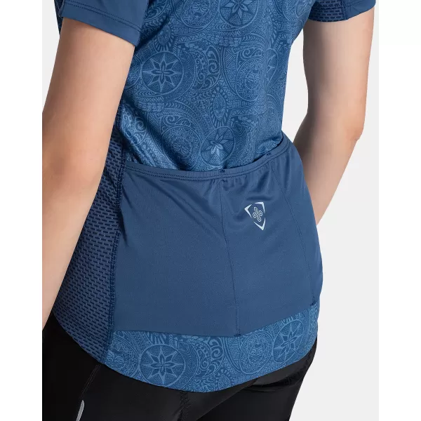  Ženski kolesarski dres KILPI MOATE-W TL0354KI TEMNO MODRA 
