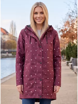 Ženska jesenska jakna ALTISPORT OWEDA LJCB628 BORDO