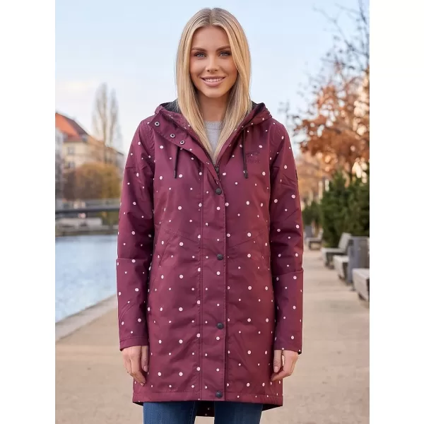  Ženska jesenska jakna ALTISPORT OWEDA LJCB628 BORDO 