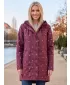 Ženska jesenska jakna ALTISPORT OWEDA LJCB628 BORDO