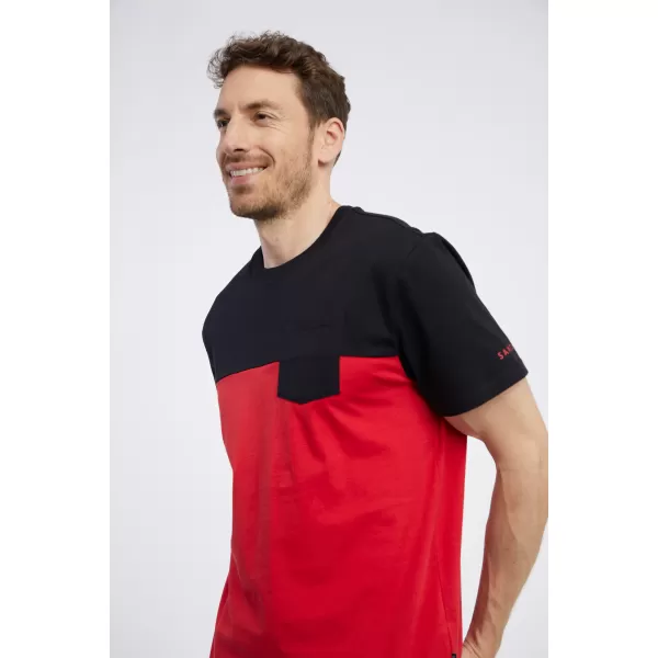 Moška majica s kratkimi rokavi SAM 73 SIRIUS MT 826 RDEČA 