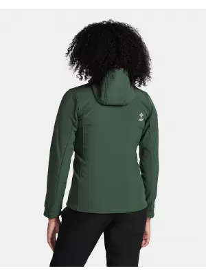 Ženska softshell jakna KILPI RAVIA-W TL0109KI TEMNO ZELENA
