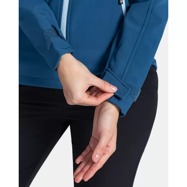  Ženska softshell jakna KILPI RAVIA-W TL0109KI TEMNO MODRA 