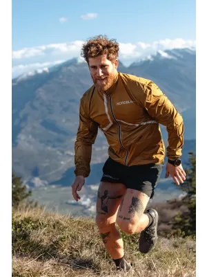 Moška športna jakna NORDBLANC REFLECTIVE NBSJM7899 RJAVA