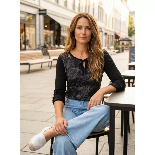  Ženska majica s kratkimi rokavi ALTISPORT BELINDA ČRNA 