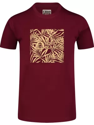 Ženska majica s kratkimi rokavi NORDBLANC NBSLT7817 BORDO