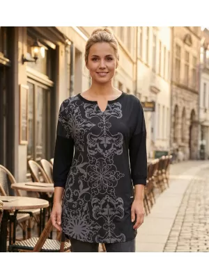 Ženska majica s kratkimi rokavi ALTISPORT BLANCH ČRNA