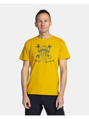 Moška majica s kratkimi rokavi KILPI SKULLY-M TM0377KI ZLATI
