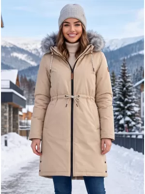 Ženski plašč ALTISPORT VOLENA LCTB218 BEŽ