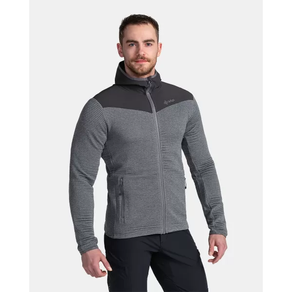  Moški pulover iz flisa KILPI TANALI-M TM0202KI TEMNO SIVA 