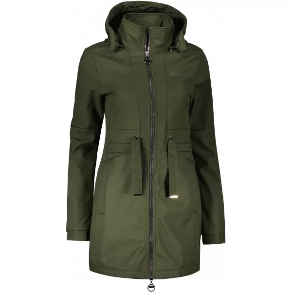  Ženski softshell plašč KIXMI RHODIE VOJAŠKI 